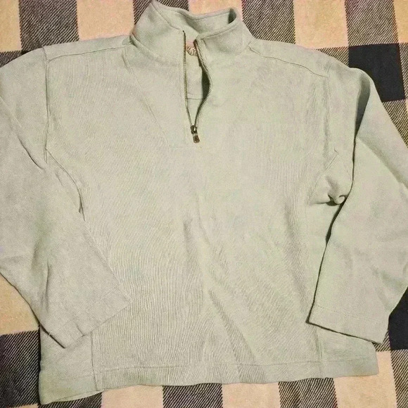 Tommy Bahama Womens Light Blue Pullover Collared Sweater Size Large - Picture 12 of 12